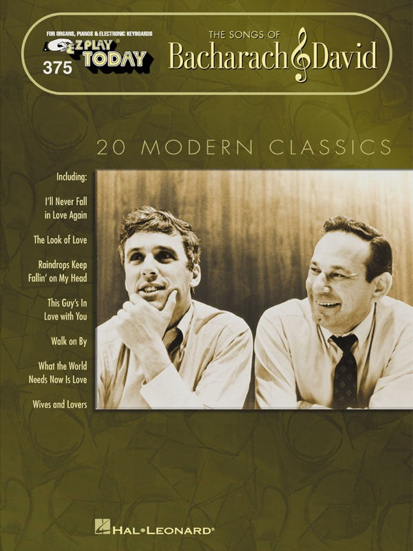 The Songs Of Bacharach And David Ez Play 375