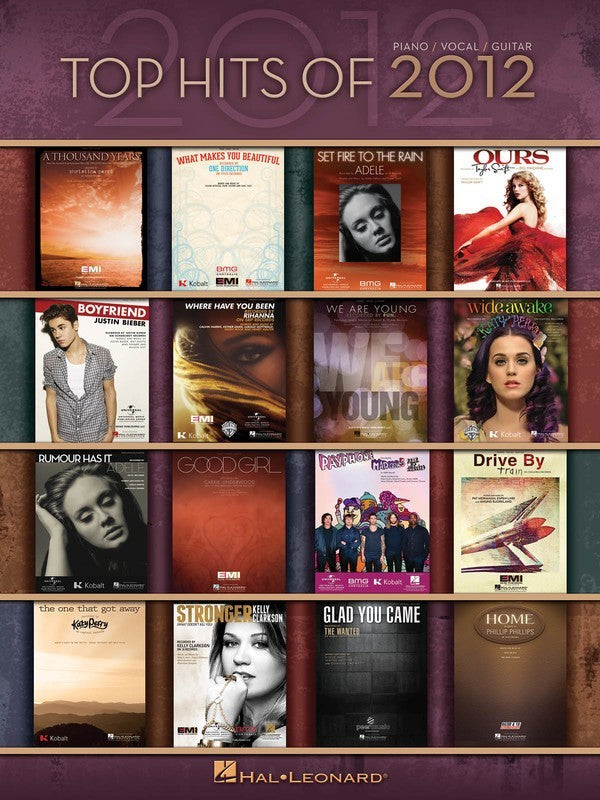 Top Hits Of 2012 - Piano, Vocal & Guitar Songbook