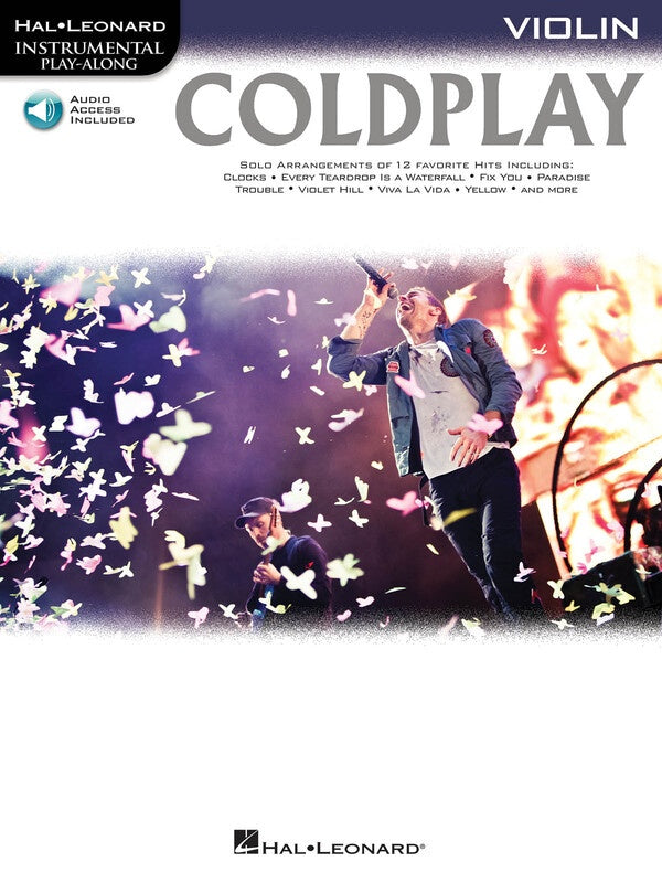Coldplay Playalong For Violin Bk/Ola