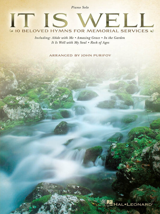 It Is Well 10 Beloved Hymns Memorial Services Piano Solo