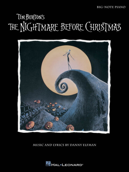The Nightmare Before Christmas Big Note Piano