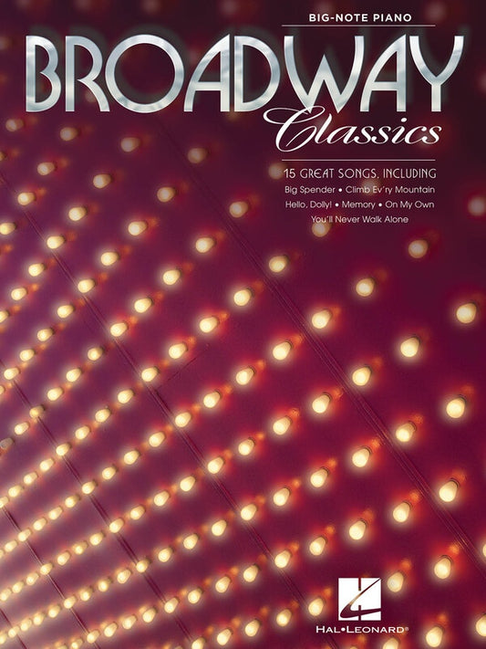 Broadway Classics Big Note Piano
