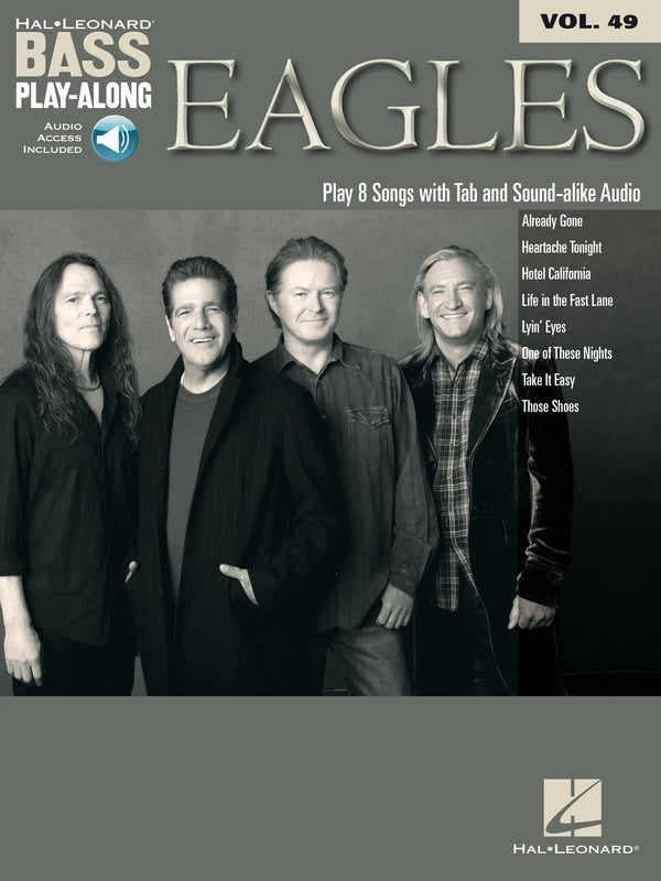 Eagles Bass Playalong V49 Bk/Ola