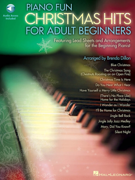 Piano Fun Christmas Hits For Adult Beginners Bk/Cd