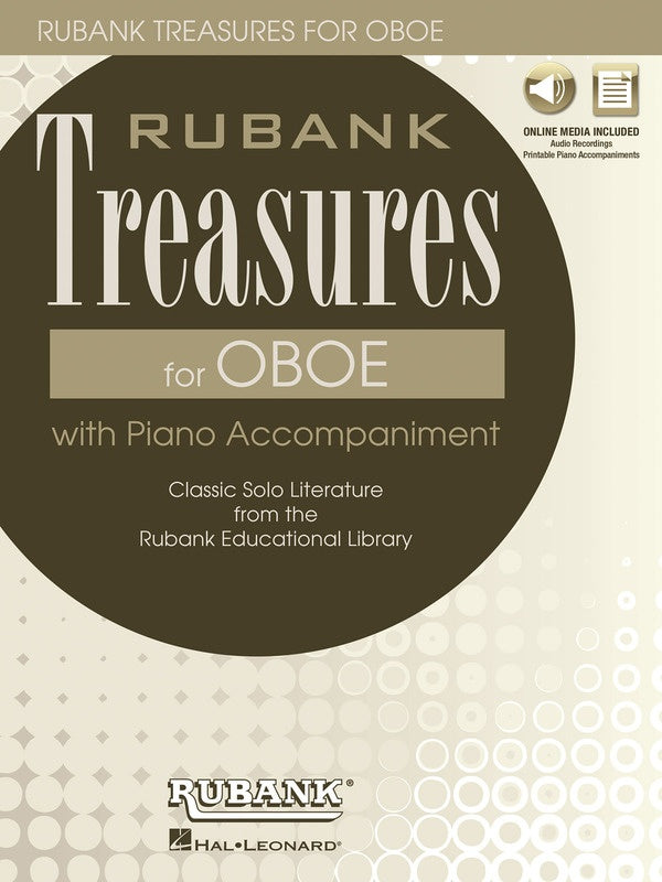 Rubank Treasures For Oboe - Book/Ola