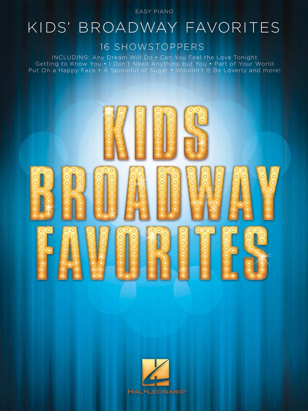 Kids Broadway Favorites Easy Piano