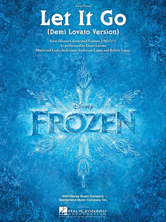 Let It Go From Frozen S/S Easy Piano