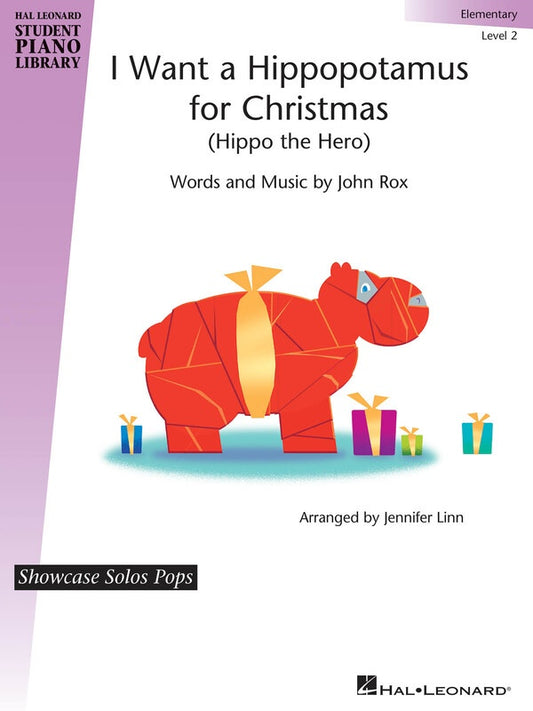I Want A Hippopotamus For Christmas Easy Piano
