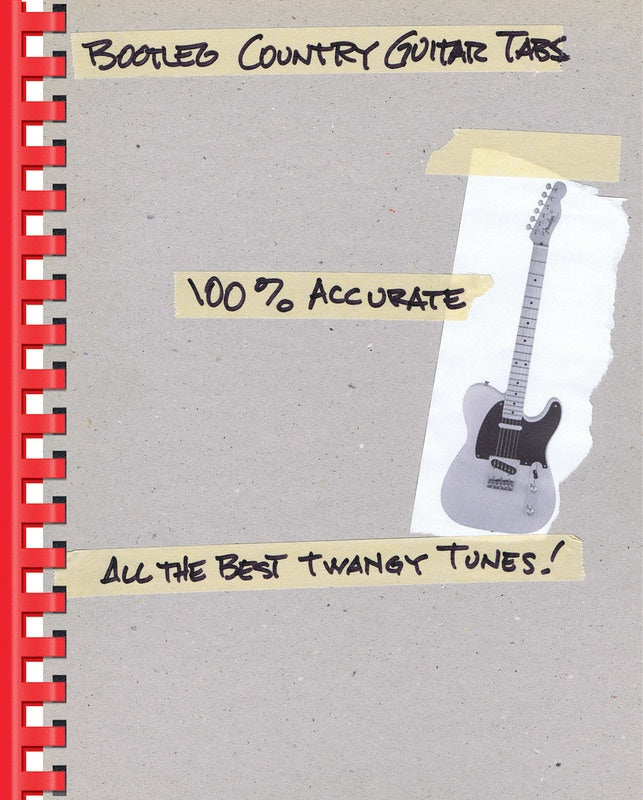Bootleg Country Guitar Tabs Book
