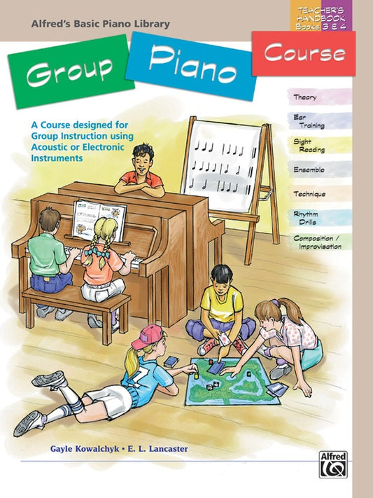 Alfred's Basic Group Piano Course - Teacher's Handbook 3 & 4