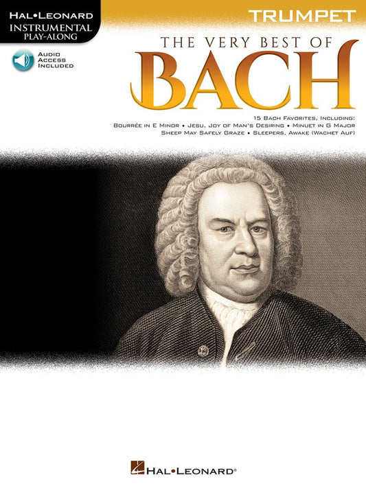 The Very Best Of Bach For Trumpet Play Along Book/Ol