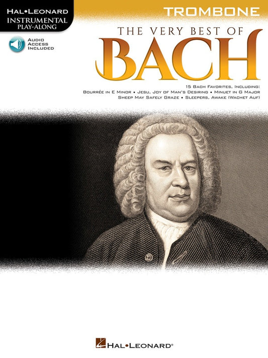 The Very Best Of Bach For Trombone Play Along Book/Ol