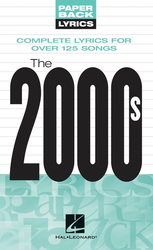 Paperback Lyrics The 2000S