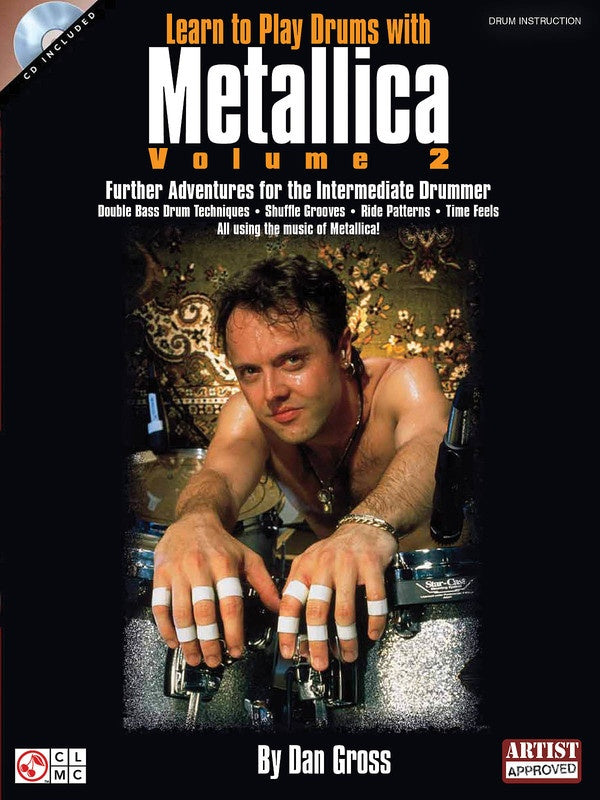 Learn To Play Drums Metallica Bk/Cd Vol 2