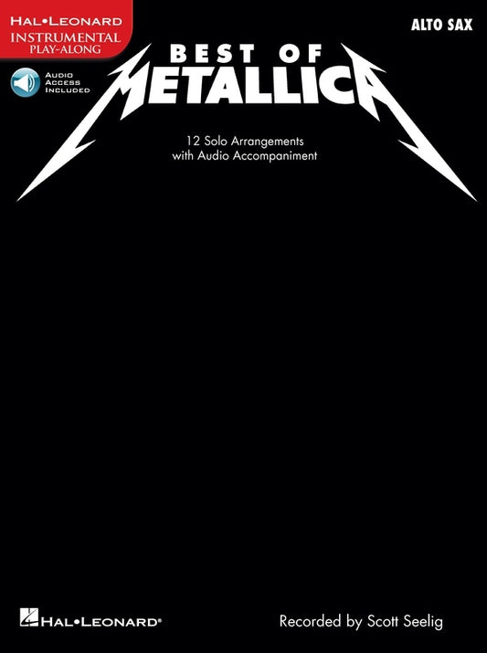 Best Of Metallica For Alto Saxophone Play Along Book/Ola