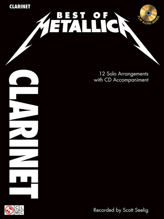 Best Of Metallica Clarinet Play Along Book/Cd