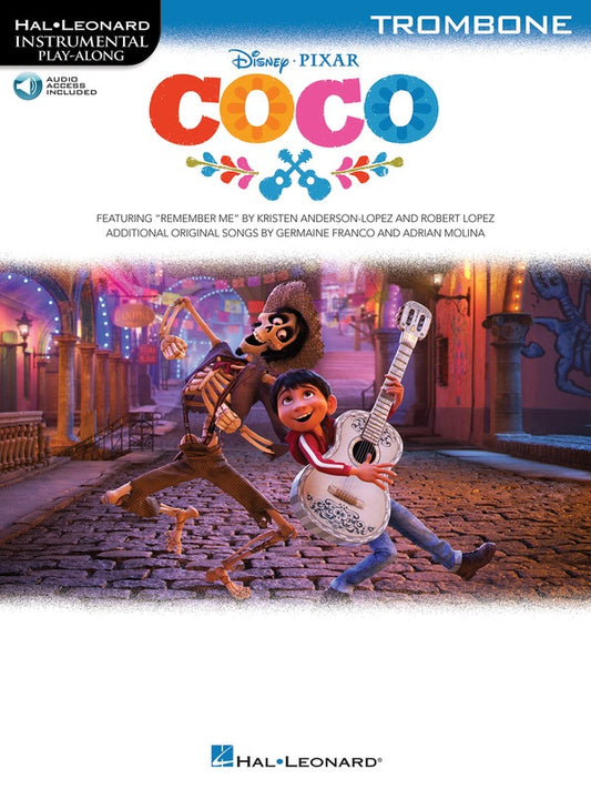 Coco For Trombone Play Along Book/Ola