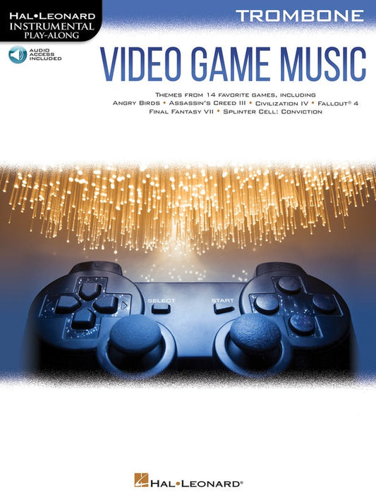 Video Game Music For Trombone Play Along Book/Ola