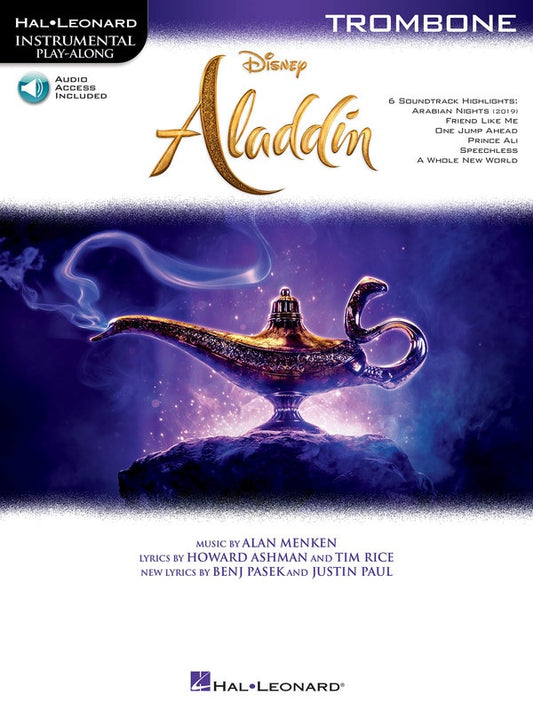 Aladdin For Trombone Play Along Book/Ola