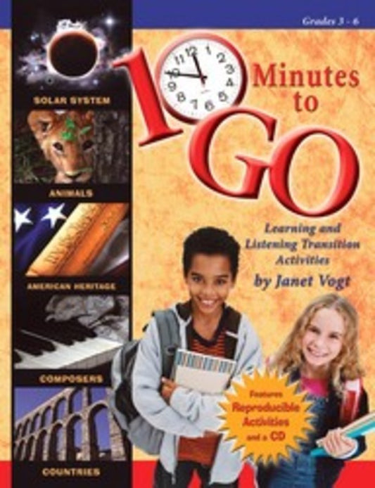 10 Minutes To Go - Learning & Listening Transition ActivitiesBook/Cd