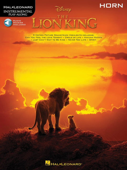 The Lion King For Horn Play Along Book/Ola