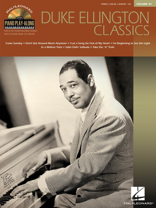 Duke Ellington Classics Piano Play Along V 39