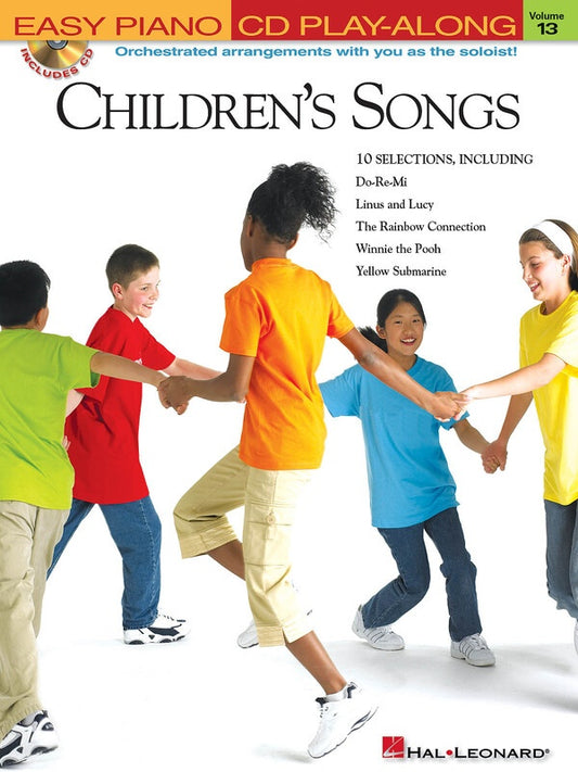 Childrens Songs Ep Cd Play Along Bk/Cd V13
