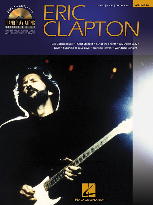 Eric Clapton Piano Play Along Bk/Cd V78