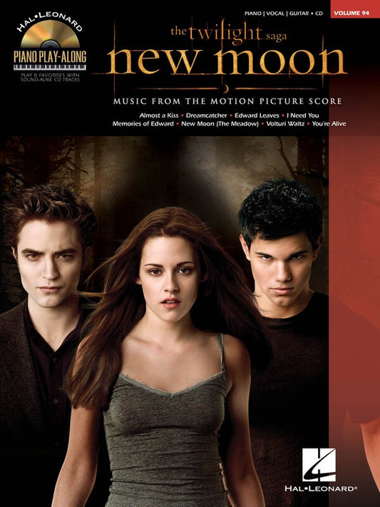 Twilight New Moon Score Piano Play Along V94 Bk