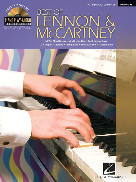 Best Of Lennon Mccartney Piano Play Along Bk/Cd