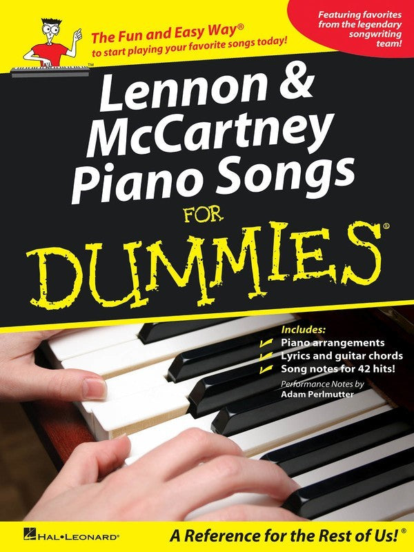 Lennon & Mccartney Piano Songs For Dummies PVG