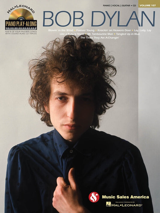Bob Dylan Piano Play Along Bk/Cd V107