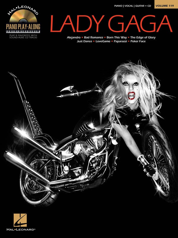 Lady Gaga Piano Play Along Bk/Cd V119