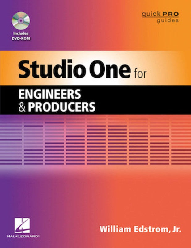 Studio One For Engineers And Producers Bk/Dvd-Rom