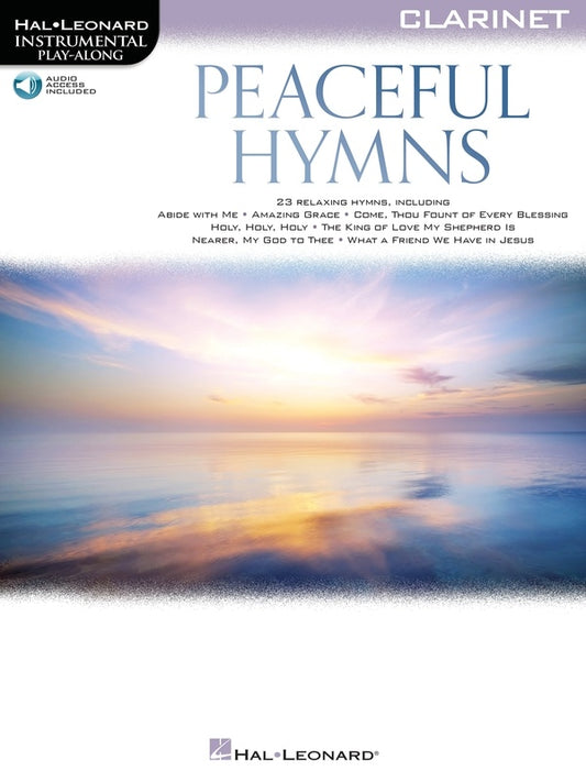 Peaceful Hymns For Clarinet Play Along Book/Ola