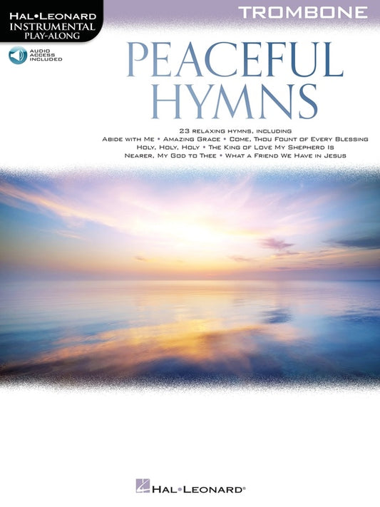 Peaceful Hymns For Trombone Play Along Book/Ola
