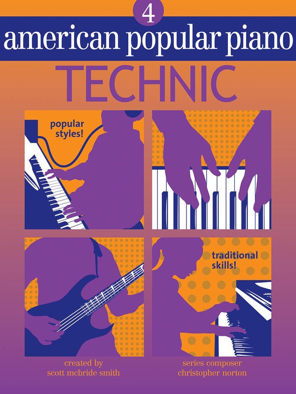American Popular Piano Technic Level 4 Book