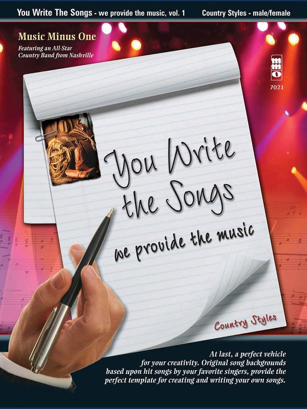 You Write The Songs Vol 1 Country Styles