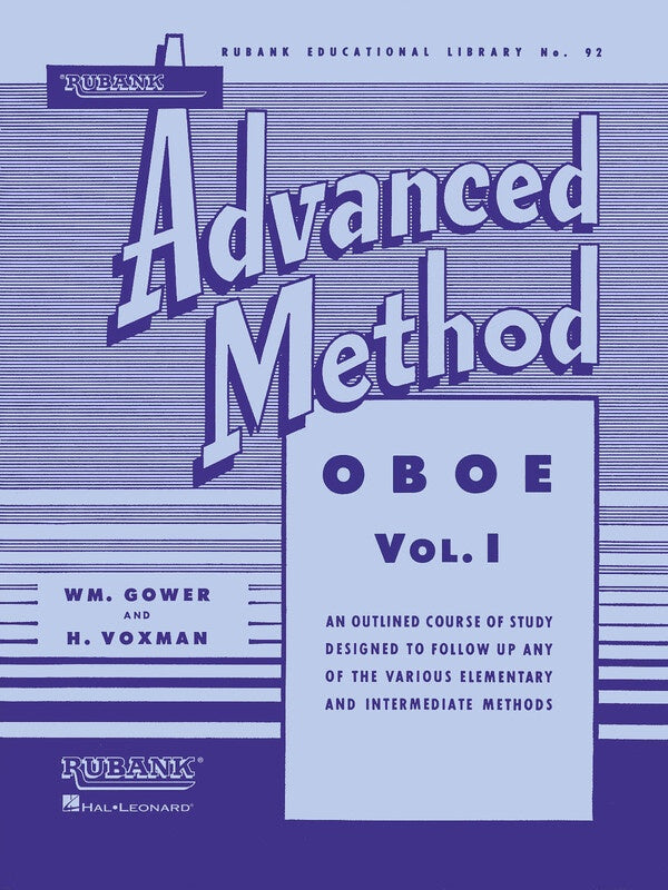Rubank Advanced Method - Oboe Volume 1 Book