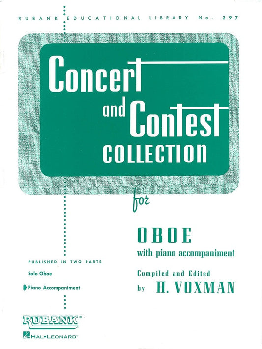 Concert And Contest Pno Accomp Oboe