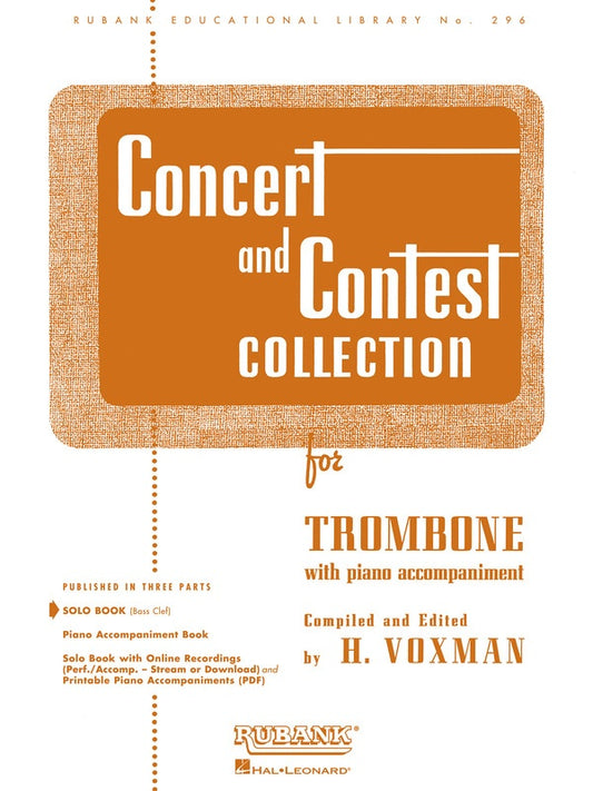 Concert And Contest Collection Trombone Solo