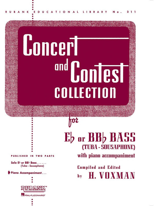 Concert And Contest Tuba Piano Accompaniment