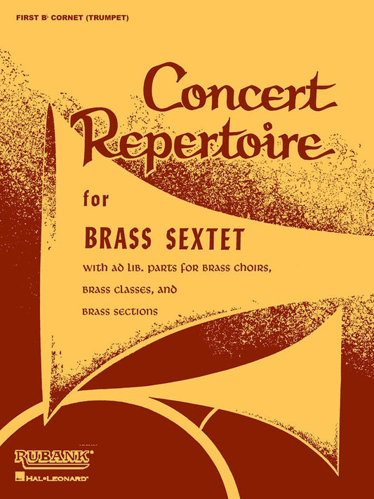 Concert Repertoire Brass Sxt 1St Cnt