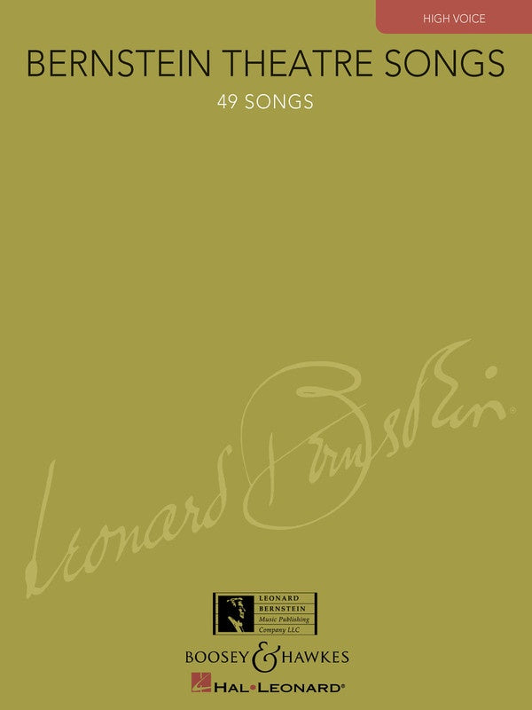 Bernstein Theatre Songs - High Voice Book