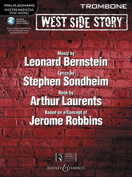 West Side Story - Trombone Play Along Book/Cd