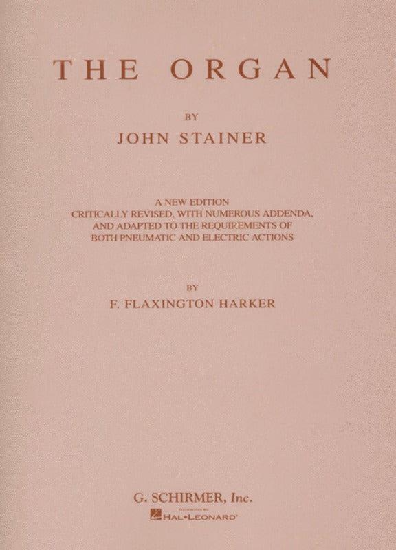 Stainer - The Organ Ed Harker