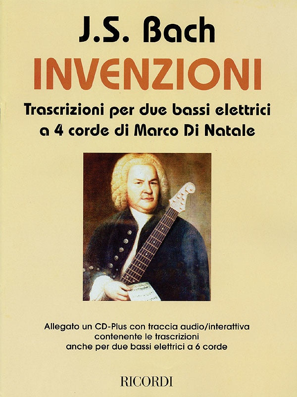 J S Bach Invenzioni For 2 Elec Bass Bk/Cd Rom