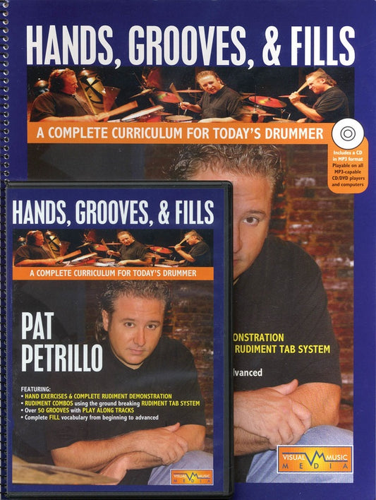 Hands Grooves Fills Book Cd and Dvd Pack