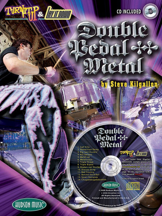 Double Pedal Metal Turn It Up Lay It Down Bk/Cd