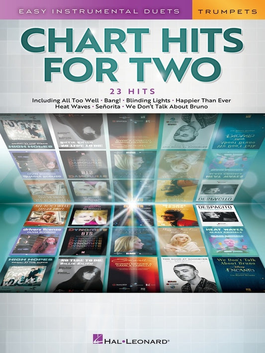 Chart Hits For Two Trumpets Book